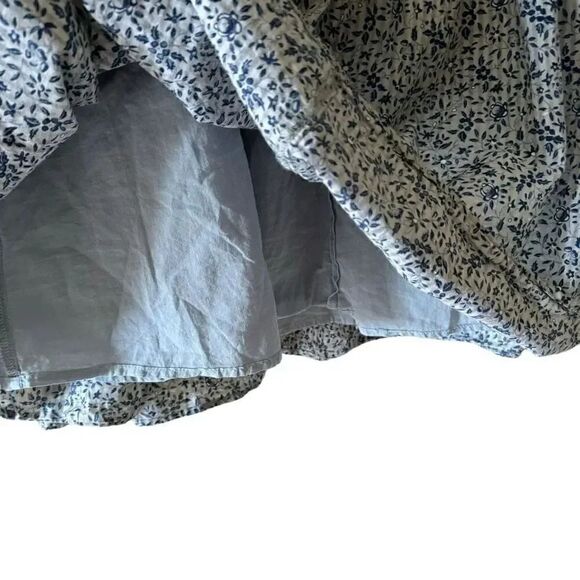 Madewell Women's Button-Front Tiered Maxi Florentine Floral Bohemian XS #1863 - Picture 9 of 16